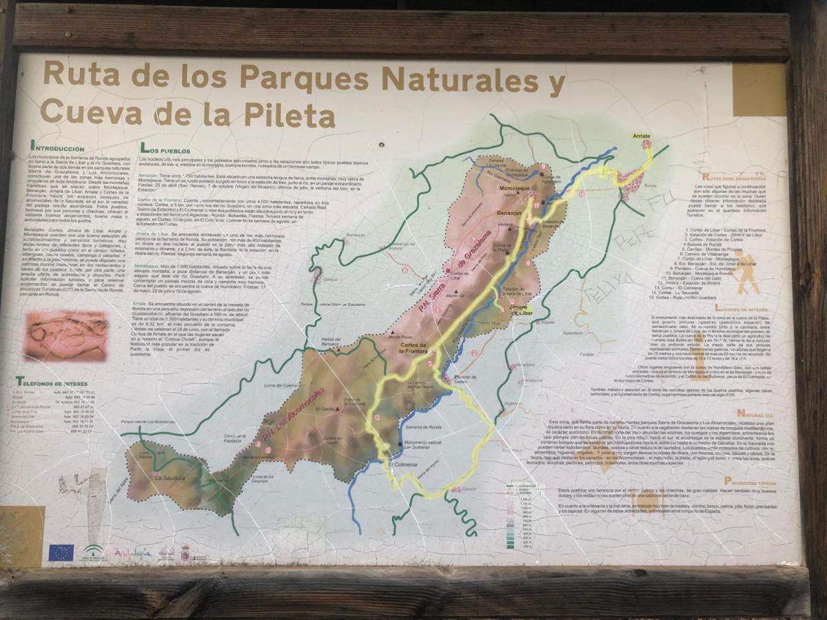 Casa Rural Las Rosas De Benaoján Eksteriør billede